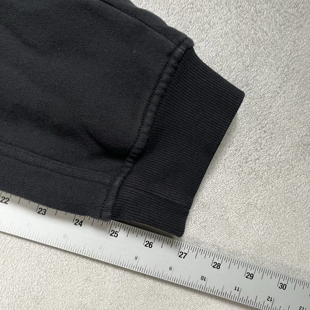 Lululemon Scuba High-Rise Jogger Pants Women's 6 Black Cotton Terry Breathable